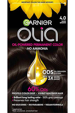 Garnier olia color permanent hair